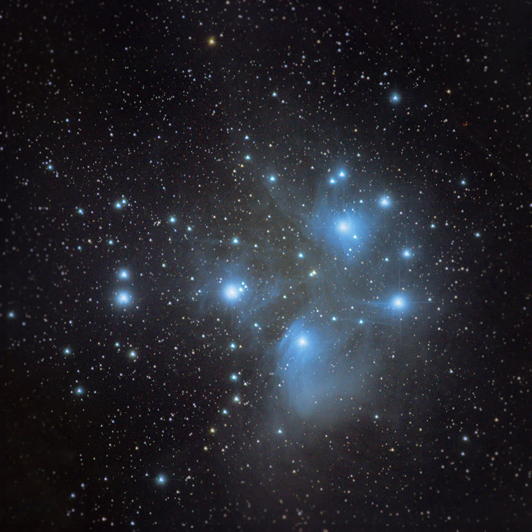 cosa vedere al telescopio ammasso pleiadi
