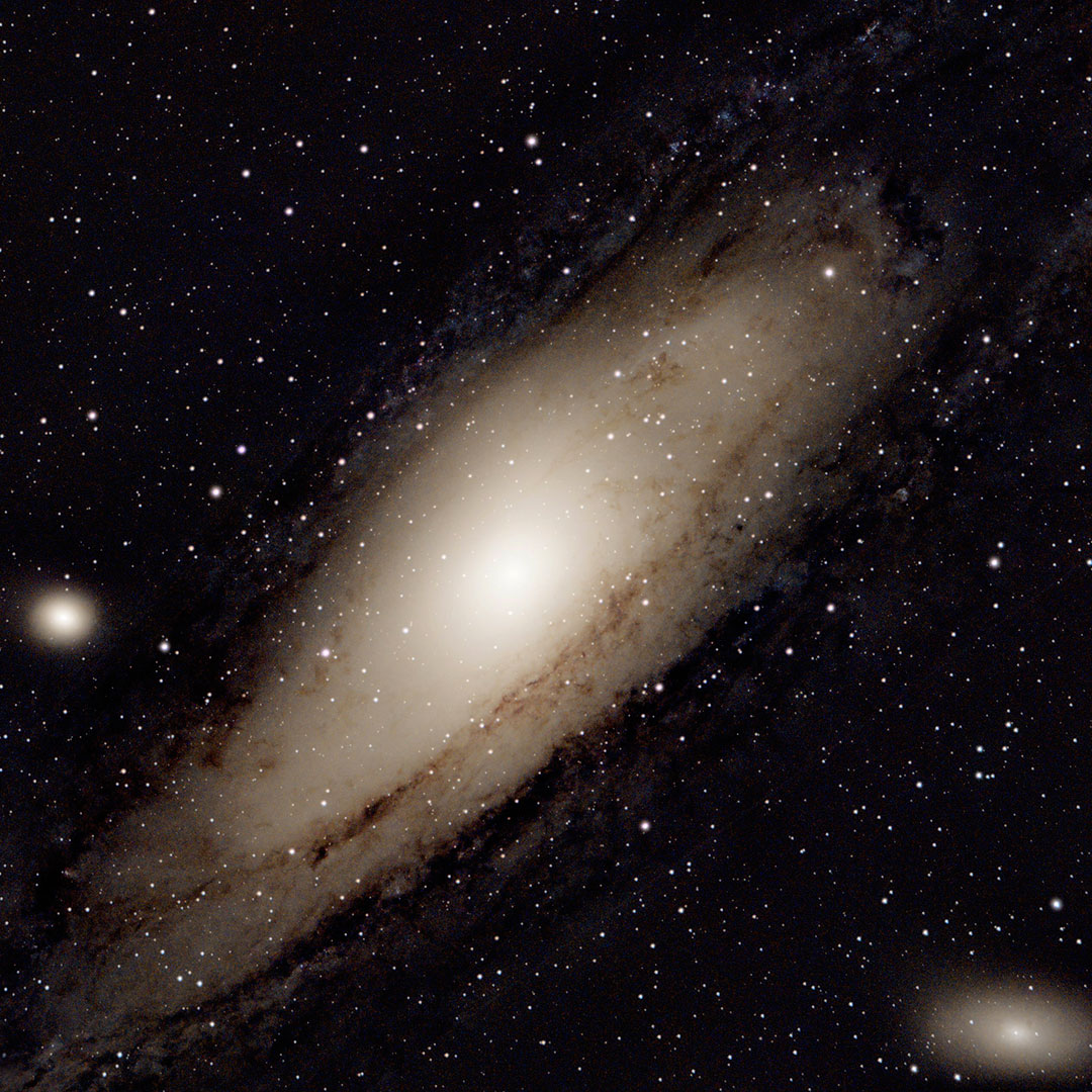 cosa vedere al telescopio galassia andromeda
